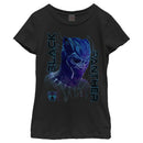 Girl's Marvel Black Panther Laser Mask T-Shirt