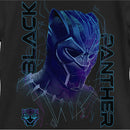 Girl's Marvel Black Panther Laser Mask T-Shirt