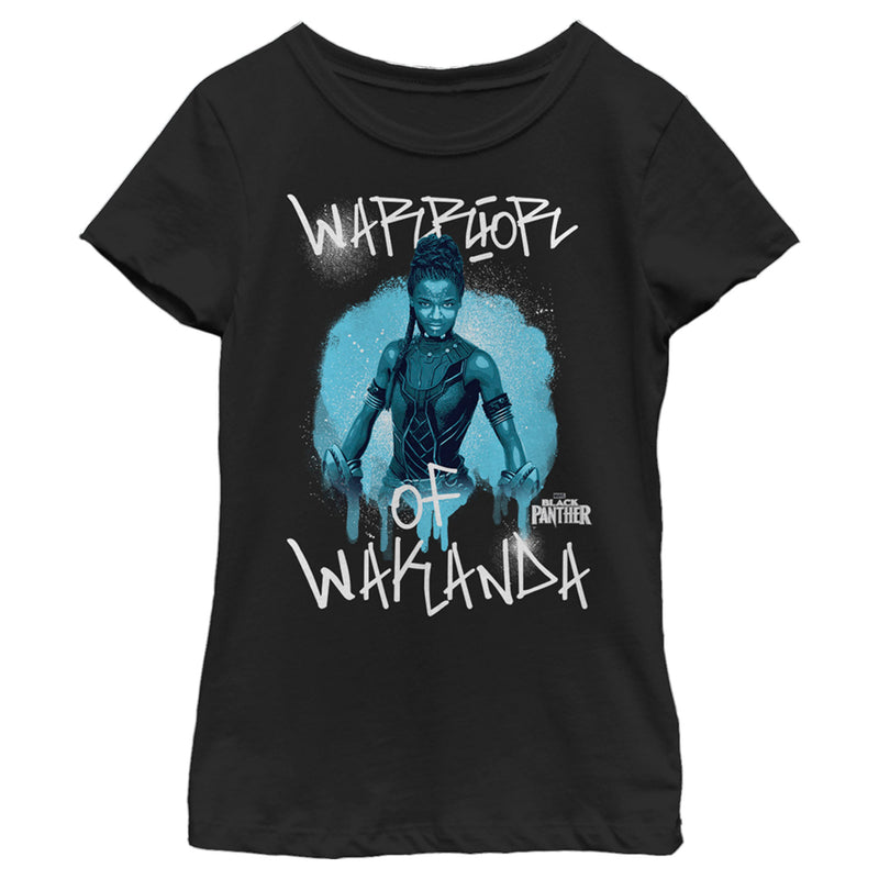 Girl's Marvel Black Panther Shuri Warrior of Wakanda T-Shirt