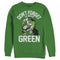 Men's Marvel St. Patrick's Day Hulk Wears Green Sweatshirt