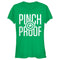 Junior's Marvel Captain America Shield Pinch Proof St. Patrick's Day T-Shirt