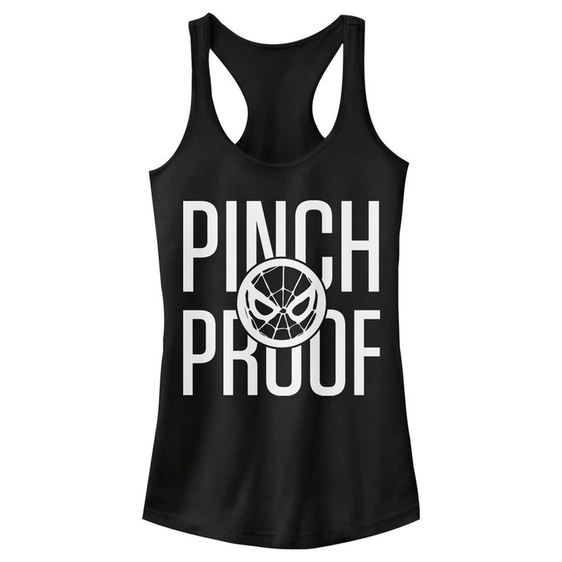 Junior's Marvel St. Patrick's Day Spider-Man Pinch Proof Racerback Tank Top