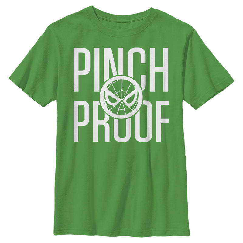 Boy's Marvel St. Patrick's Day Spider-Man Pinch Proof T-Shirt