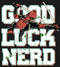 Junior's Marvel Deadpool Good Luck Nerd Festival Muscle Tee