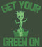 Junior's Marvel Groot St. Patrick's Day Get Your Green On Festival Muscle Tee