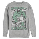 Men's Marvel Hulk St. Patrick's Day Comic Incredibly Lucky Sweatshirt