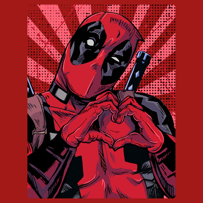 Junior's Marvel Deadpool Heart You T-Shirt