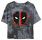 Junior's Marvel Deadpool Distressed Angry Eyes T-Shirt