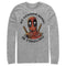 Men's Marvel Deadpool My Common Sense Is Tingling Distressed Long Sleeve Shirt