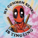 Men's Marvel Deadpool My Common Sense Is Tingling Distressed T-Shirt