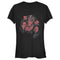 Junior's Marvel Deadpool Jump Splatter T-Shirt