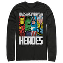 Men's Marvel Dads are Everyday Heroes Long Sleeve Shirt