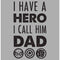 Boy's Marvel Father's Day Avengers Hero Dad T-Shirt