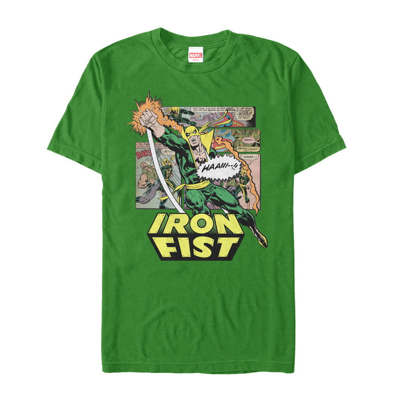 Men's Marvel Iron Fist Comic Book Page T-Shirt