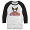 Men's Marvel Wolverine Vintage Snikt Baseball Tee