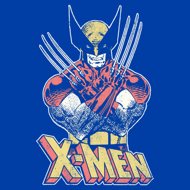 Men's Marvel Distressed Retro Wolverine T-Shirt