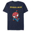 Men's Marvel Spider-Man Small Animated T-Shirt