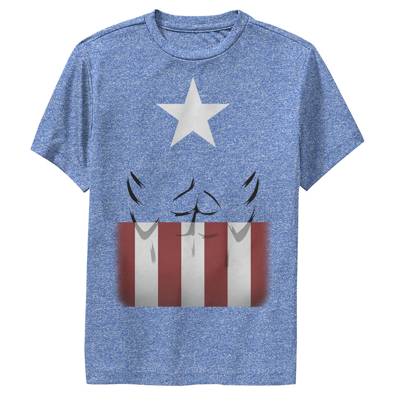 Boy's Marvel Captain America Body Performance Tee