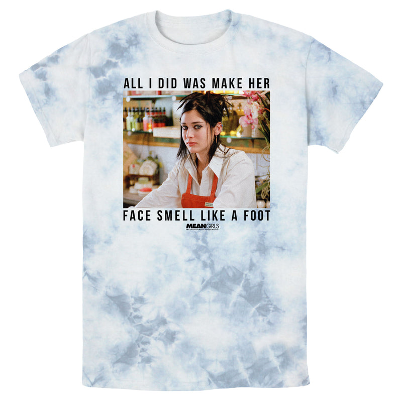 Men's Mean Girls Janis Ian Smell Like a Foot Quote T-Shirt