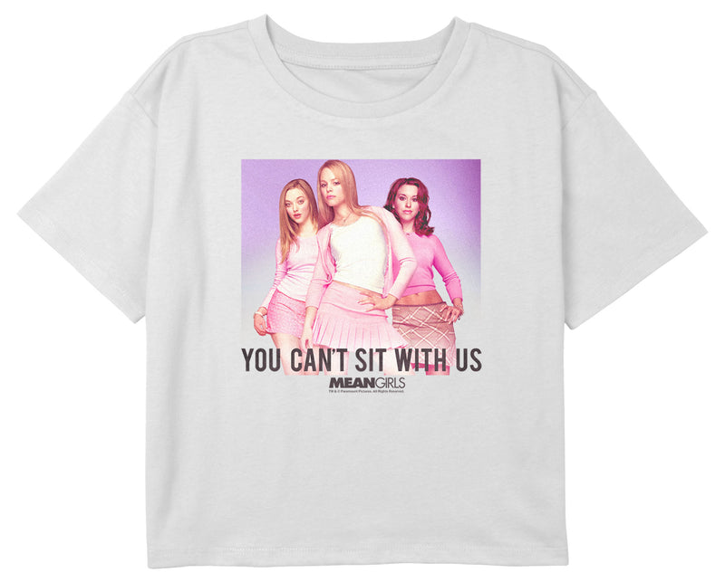 Girl's Mean Girls You Can't Sit With Us Plastics Poster T-Shirt