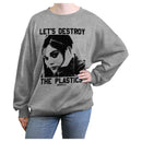 Junior's Mean Girls Janis Ian Let's Destroy the Plastics Photo Sweatshirt