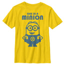 Boy's Despicable Me One in Minion Smile T-Shirt