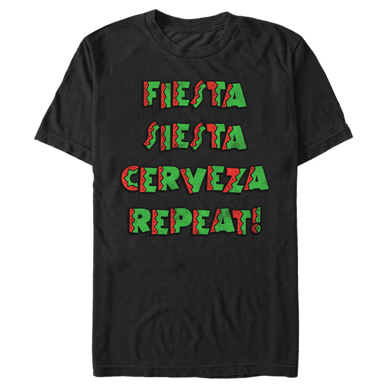 Men's Lost Gods Fiesta Siesta Cerveza Repeat! T-Shirt