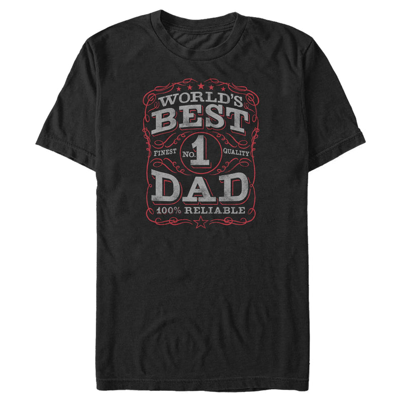 Men's Lost Gods World's Best Dad Distressed Logo T-Shirt