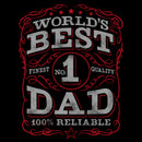 Men's Lost Gods World's Best Dad Distressed Logo T-Shirt