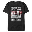 Men's Lost Gods Anime People Quote T-Shirt