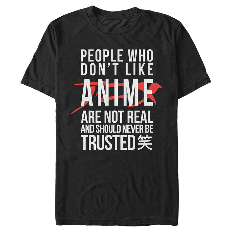 Men's Lost Gods Anime People Quote T-Shirt