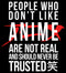 Men's Lost Gods Anime People Quote T-Shirt