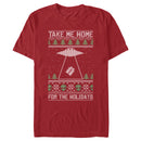 Men's Lost Gods Ugly Christmas Take Me Home for the Holidays T-Shirt