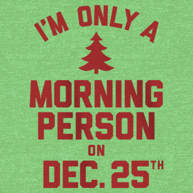 Girl's Lost Gods Only Morning Person on Xmas T-Shirt