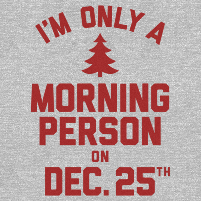 Women's Lost Gods Only Morning Person on Xmas T-Shirt