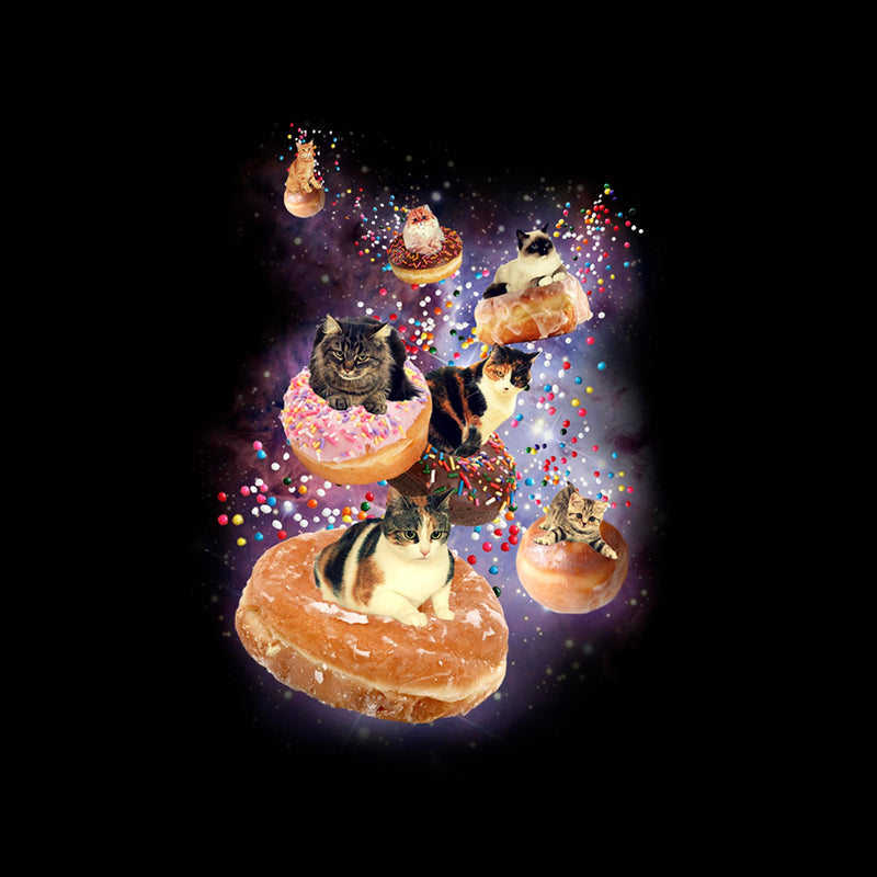 Men's Lost Gods Donut Cats Meme T-Shirt