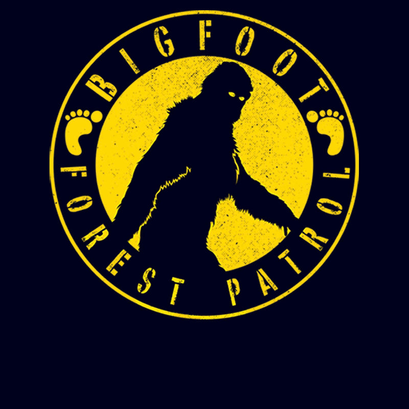 Men's Lost Gods Bigfoot Forest Patrol Badge T-Shirt