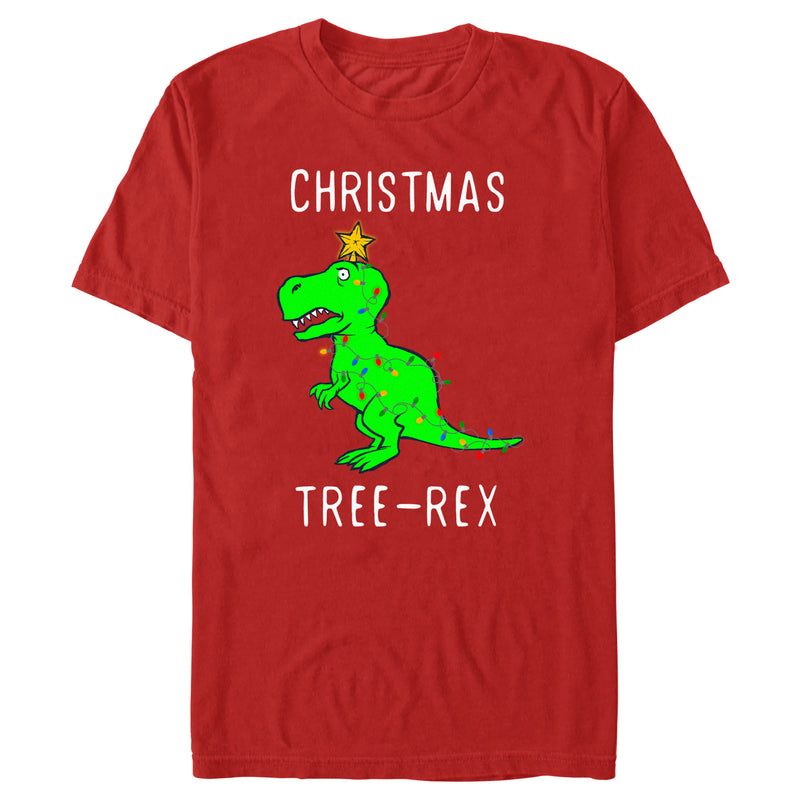 Men's Lost Gods Christmas Tree-Rex T-Shirt