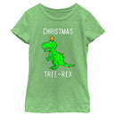 Girl's Lost Gods Christmas Tree-Rex T-Shirt