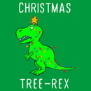 Junior's Lost Gods Christmas Tree-Rex T-Shirt