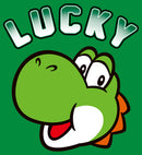 Men's Nintendo Super Mario St. Patrick's Day Lucky Yoshi Retro T-Shirt