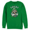 Men's Nintendo Super Mario St. Patrick's Day Lucky Luigi Retro Sweatshirt