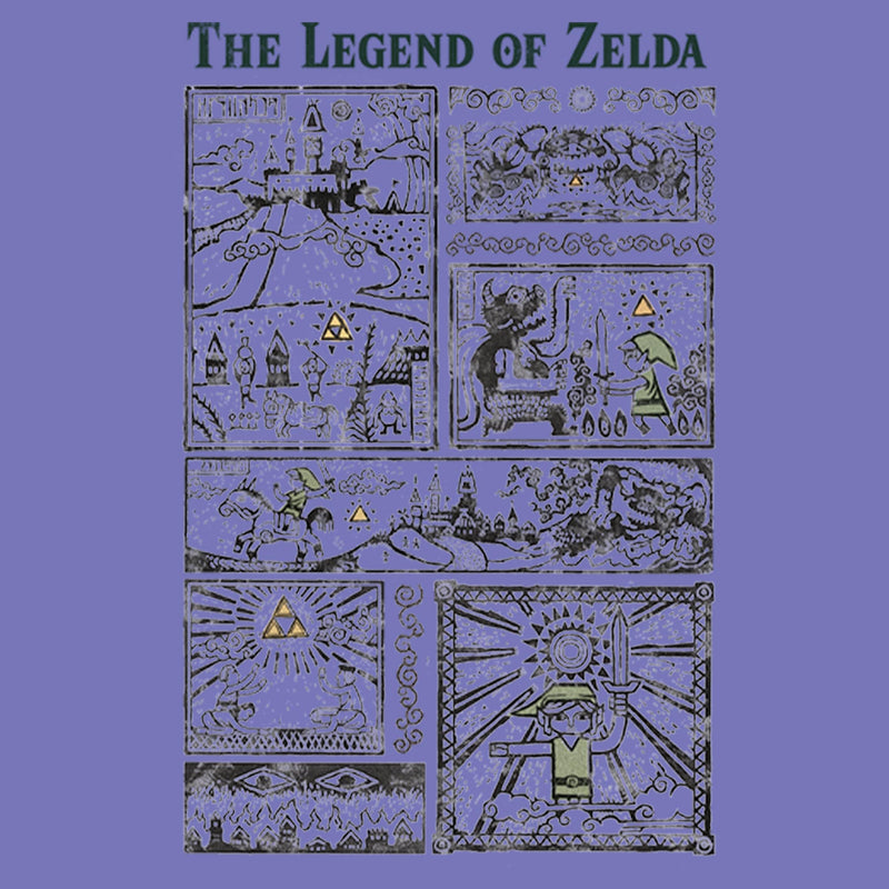 Boy's Nintendo The Legend of Zelda Hieroglyphs Pull Over Hoodie