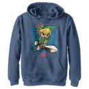 Boy's Nintendo The Legend of Zelda Link Sword Pull Over Hoodie