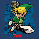 Boy's Nintendo The Legend of Zelda Link Sword Pull Over Hoodie