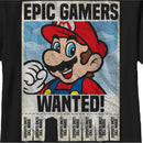 Boy's Nintendo Super Mario Epic Gamers Wanted T-Shirt