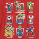 Boy's Nintendo Super Mario Bros. Character Lineup T-Shirt