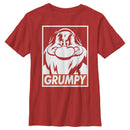Boy's Snow White and the Seven Dwarfs Grumps Box Logo T-Shirt