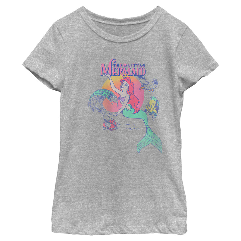 Girl's The Little Mermaid Ariel and Friends T-Shirt