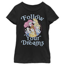 Girl's Disney Follow Your Dreams T-Shirt